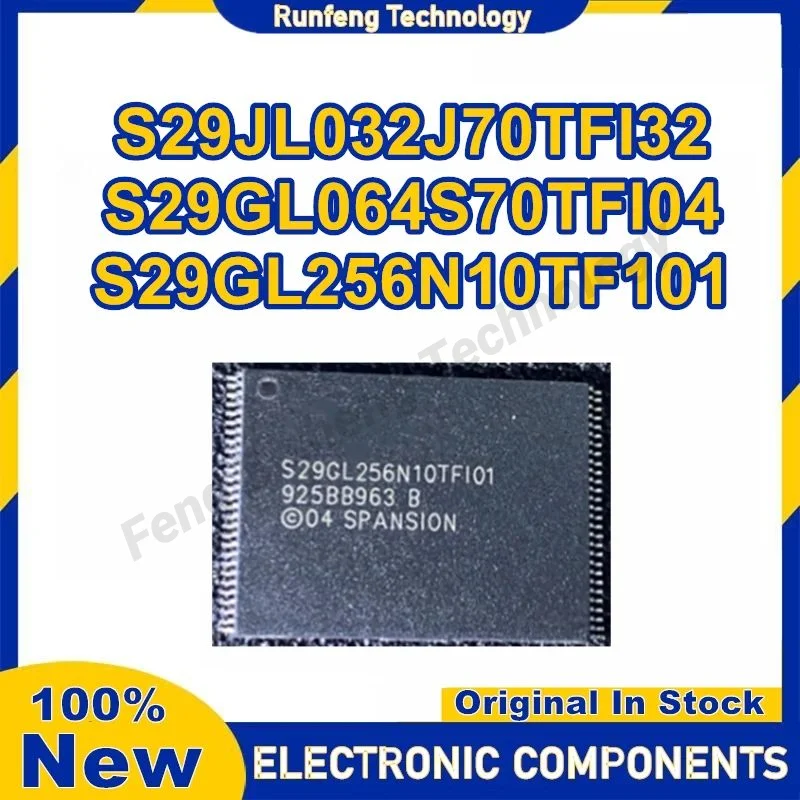 

10PCS S29JL032J70TFI32 S29GL064S70TFI04 S29GL256N10TF101 New Original in stock