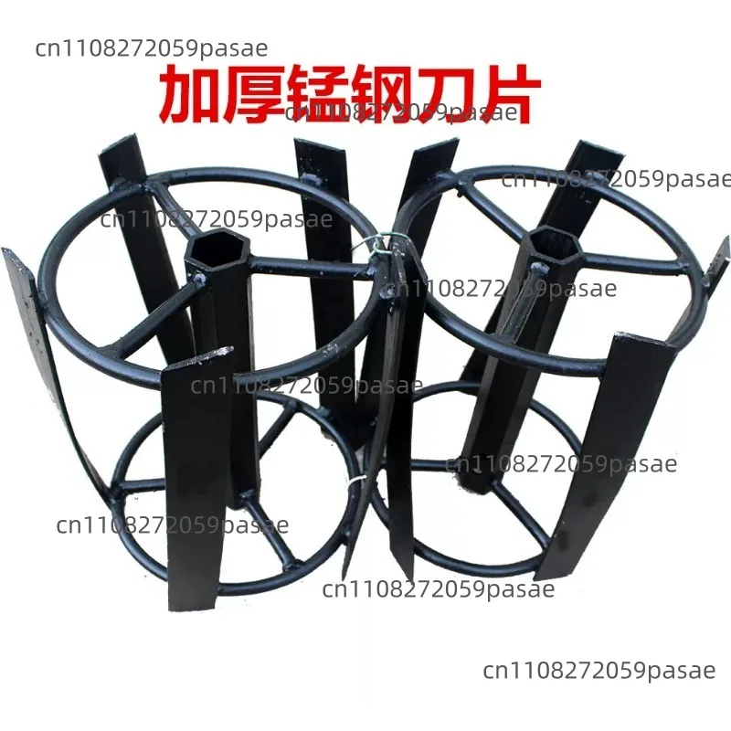 Micro Tiller Weeding Wheel, Accessories Hexagonal Star Anti-entanglement Hoe, Weeding Wheel