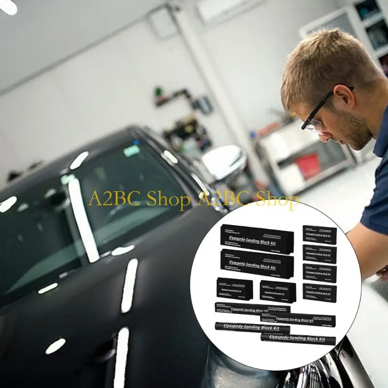 A2BC 12 Divisions Auto Body Rehabilitation Equipment Smoothing Hurdles Paint Face Repair Set
