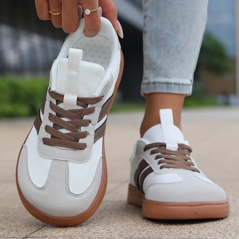Breitspitzige Zero-Drop Anti-Rutsch Herren Hochwertige Casual Sneakers Unisex Barfußschuhe Atmungsaktive Mesh-Schuhe für Straßenläufe und Jogging – Detail 16