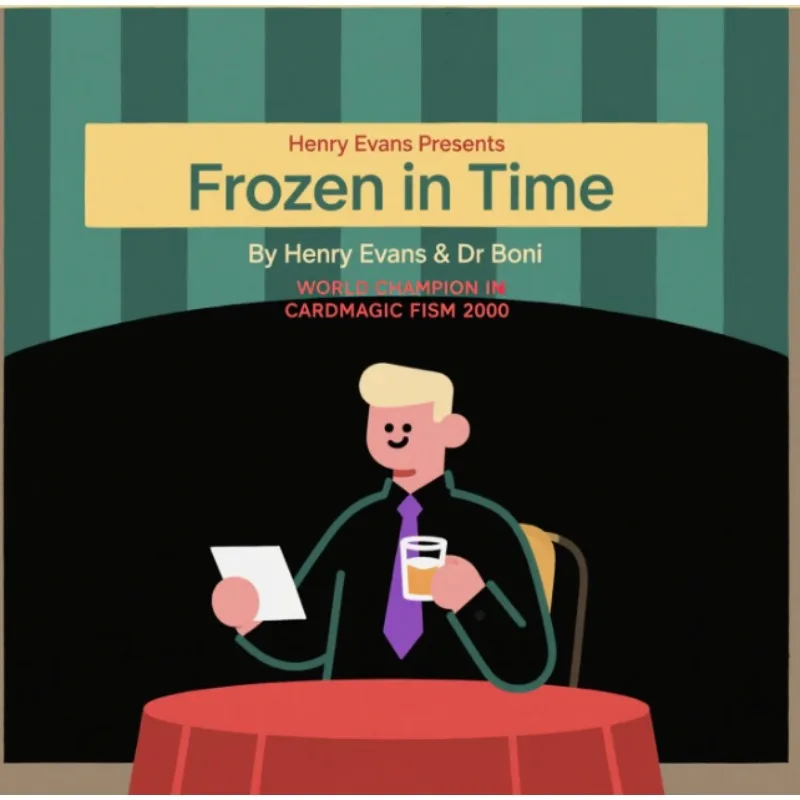Frozen in Time Card Magic Trick – Close-Up Illusion with Gimmick Poker Deck for Magicians