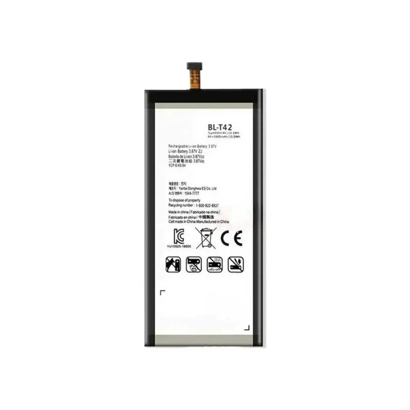 BL-T42 3.87V 4000mAh 고품질 새 교체용 휴대폰 배터리 (LG ThinQ 5G V50ThinQ LM-V500 V500N V500EM V500xm V50 용)