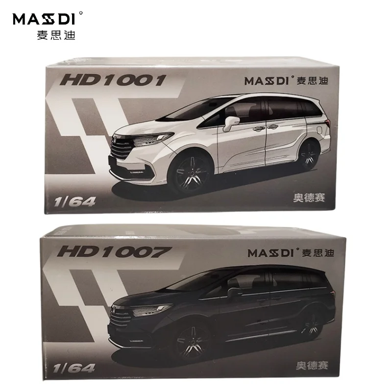 

MASDI 1:64 Honda Odyssey die-cast simulation static alloy car model, children's festival gift toy.