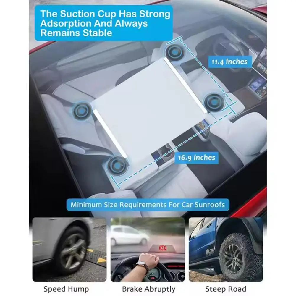 For Starlink Mini Car Suction Cup Bracket For Car Sunroof/Front Window/Rear Window Mounting Kit