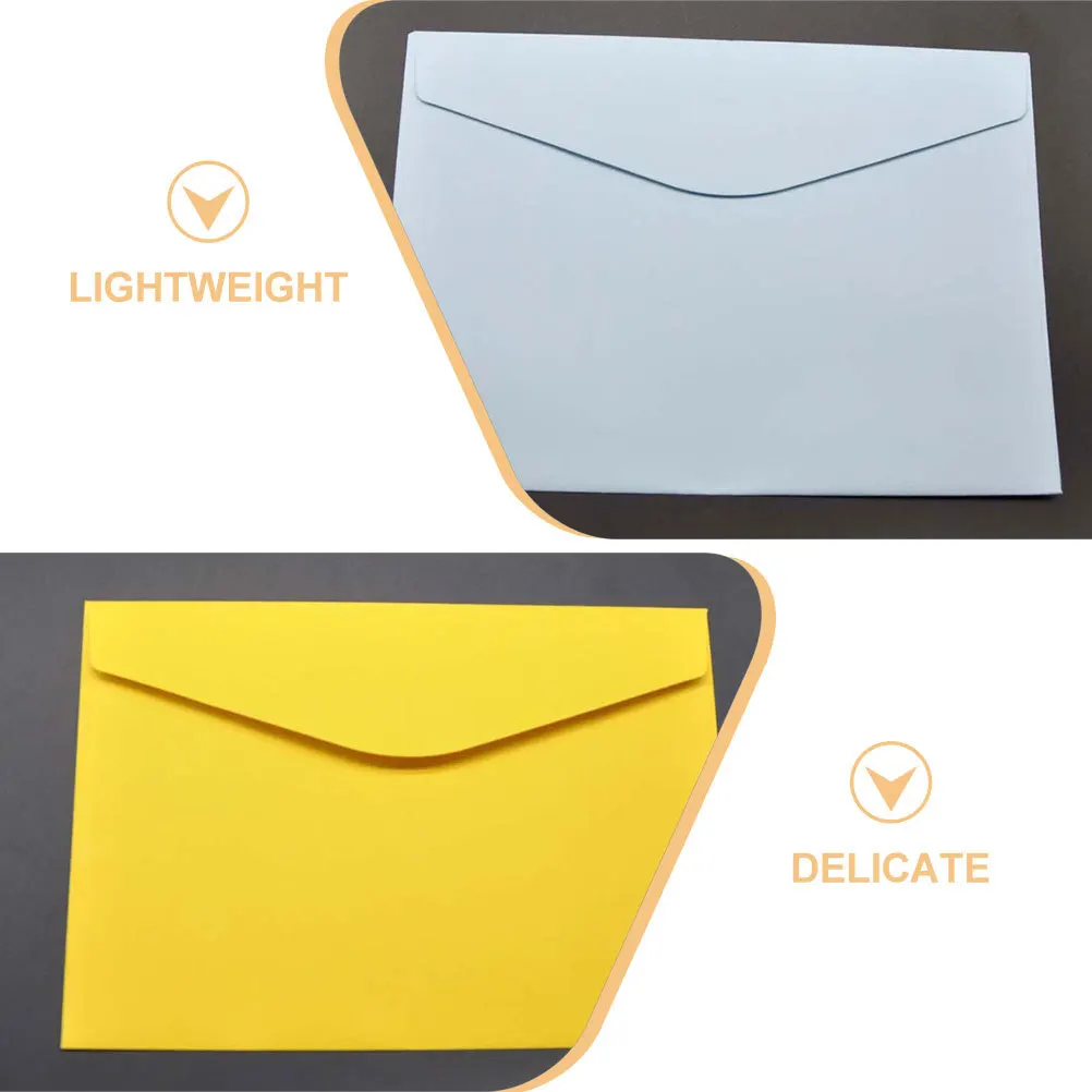 50 buste colorate buste per carte buste autosigillanti robuste lettere di carta buste postali per invito