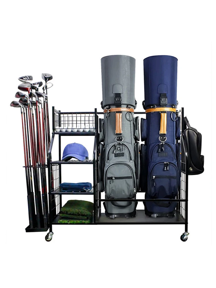 CRESTGOLF Golf Storage Garage Organizer Extra Large Size to Perfectly Store & Organize Golf Bag & Golf Accessories Space Saving