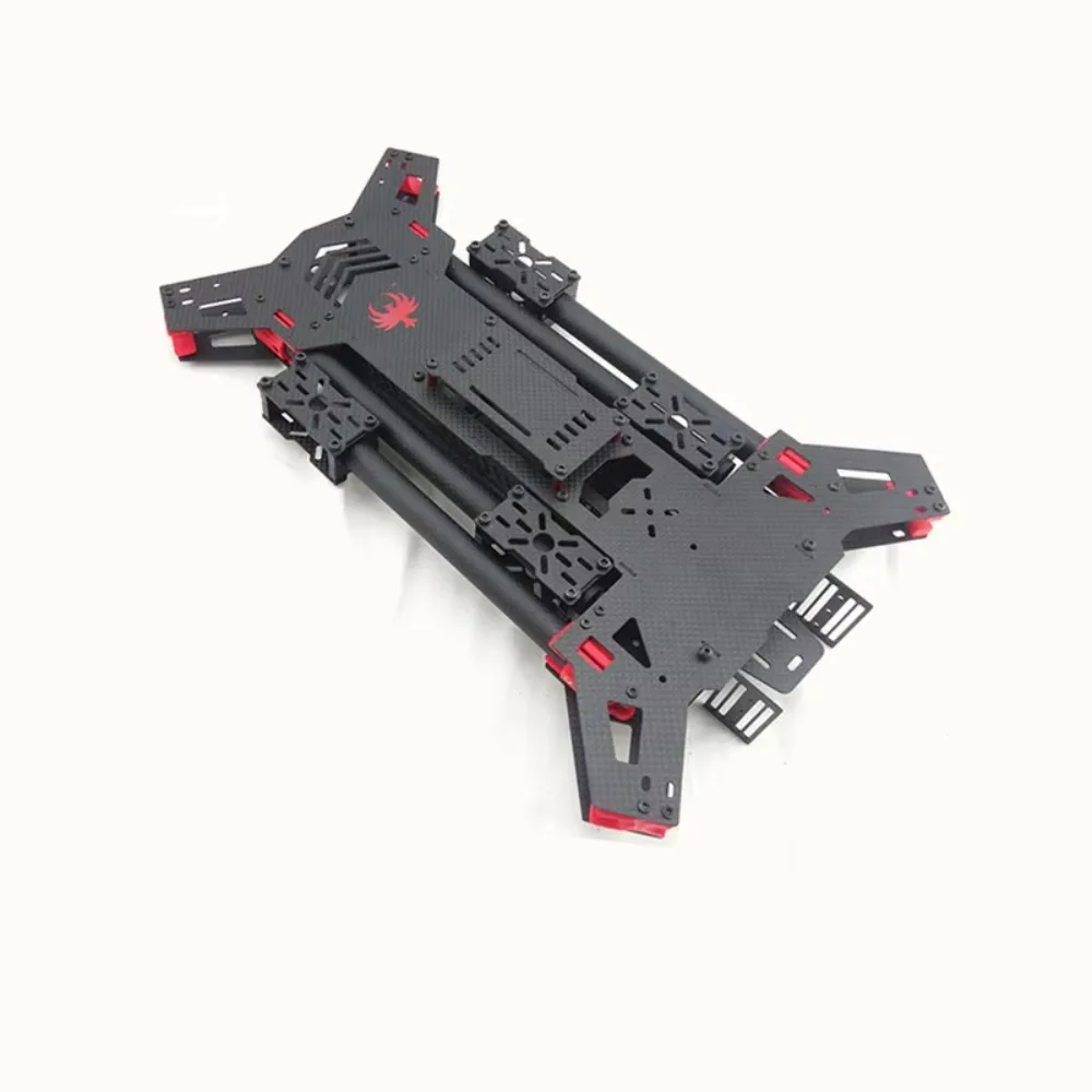 Quadricoptère extraterrestre pliable en fibre de carbone, quadrirotor 4 axes, cadre H4 avec train d'atterrissage, multicopter RC DY680, 680mm