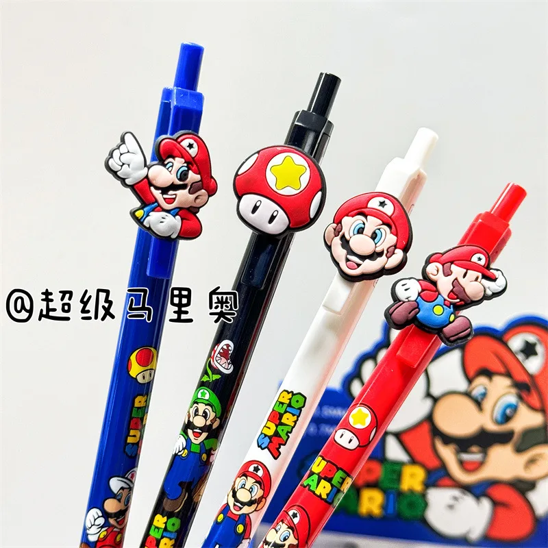 New Plumber Super Mario Propelling Pencil Kawaii Cartoon 0.5mm Mechanical Pencil Student Stationery Wholesale