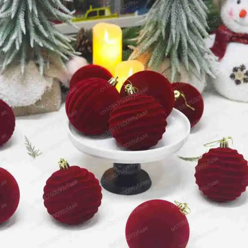 

Flocking ball Christmas decoration Christmas decoration