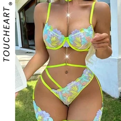 Woman Clothing Thong Lingrie Femme Women's Underwear Set Women Bra Sexy Lingerie Super Hot Large Bras Fancy Products Underwear