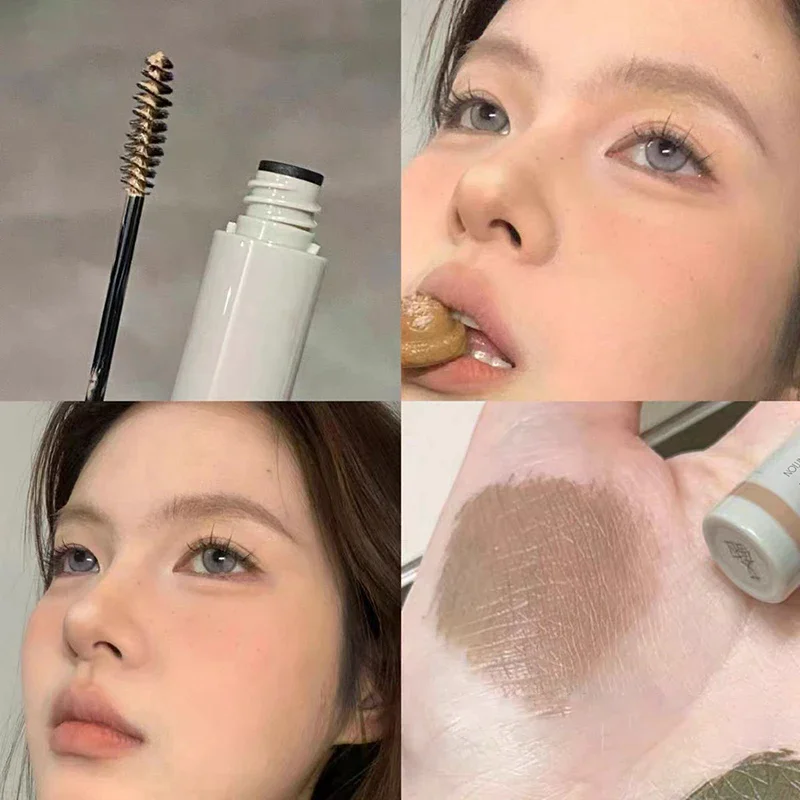 Cappuvini wasserfeste, natürliche, flüssige färbende Augenbrauencreme, dauerhafte Augenbrauen, verbessert die Tönung, braune Mascara, Augenbrauen-Make-up-Kosmetik