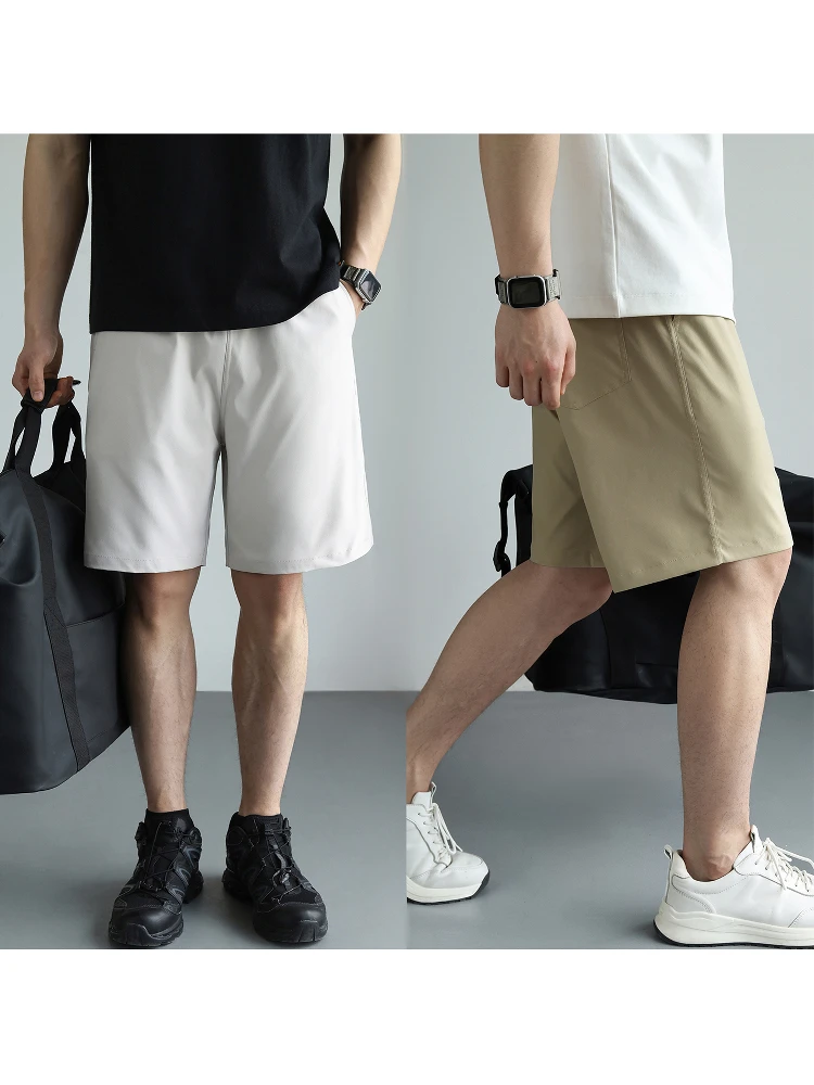 Solotex Zero Pressure Luxury Functional  Color Commuter Five-Quarter Shorts Three-Proof Business Casual Polyester Fiber