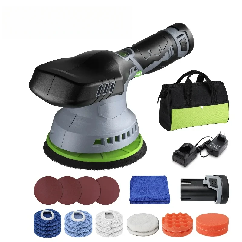 Cordless Dual Car Polisher, Electric Dual Action, Wireless Polishing Machine, Waxing Power Tools, 12V