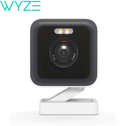 Wyze v3 Pro 2K WiFi Security Camera, Color Night Vision, Edge AI, Built-in Spotlight & Siren, Work with Alexa & Google Assistant