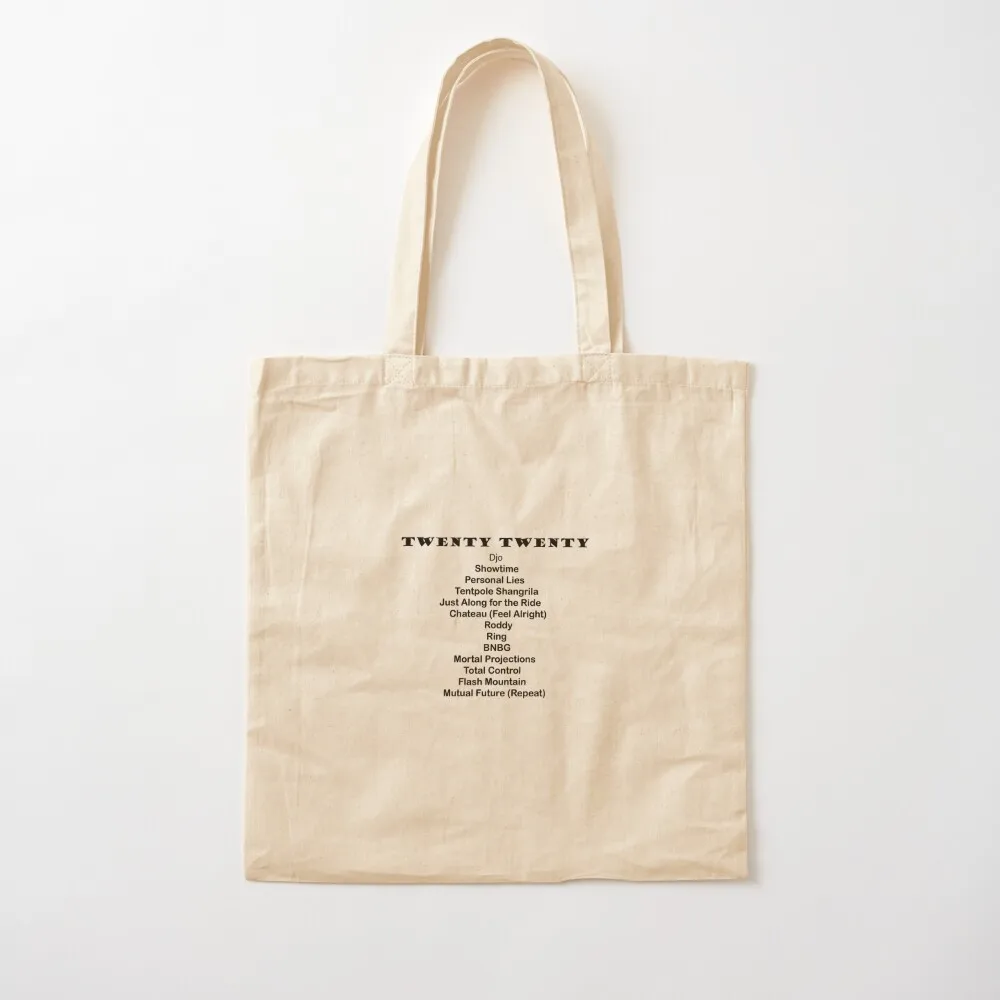 

Djo Twenty Twenty album songs Tote Bag Women's handbag shopper bag women shopping trolley bag for beach Canvas Tote