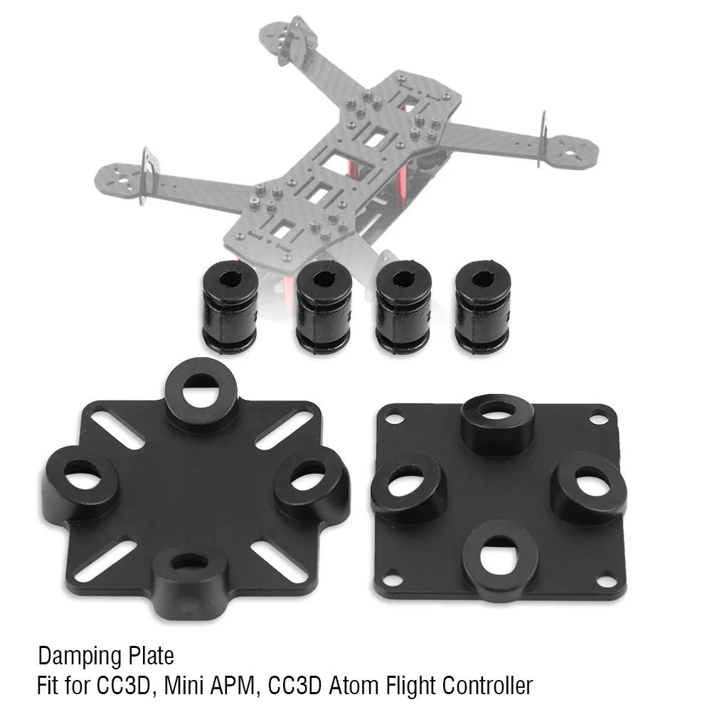 Anti-Vibrations-Dämpfungsplatte Stoßdämpfer für CC3D Naze32 Mini APM Flight Controller