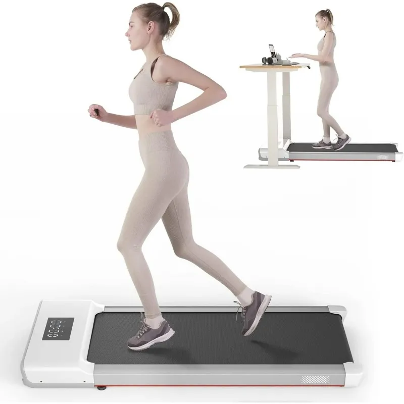 15.55*35.43 Run Area Inch 3 in 1 Portable 300 Lbs Treadmill with Remote Control LED Display 2.5 HP Quiet Walking Jogging Machine