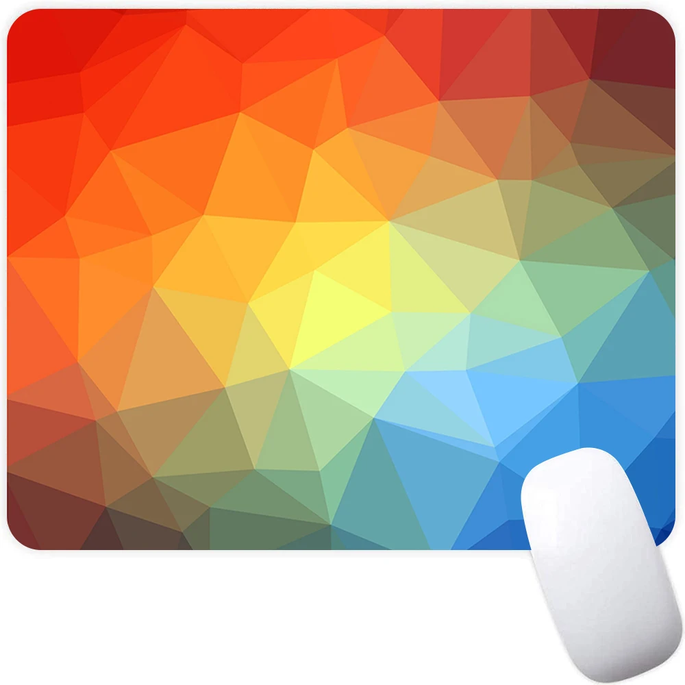 Rainbow Colors Small Gaming Mouse Pad Computer Mousepad PC Gamer Mouse Mat Laptop Mausepad Mouse Carpet Keyboard Mat Desk Pad