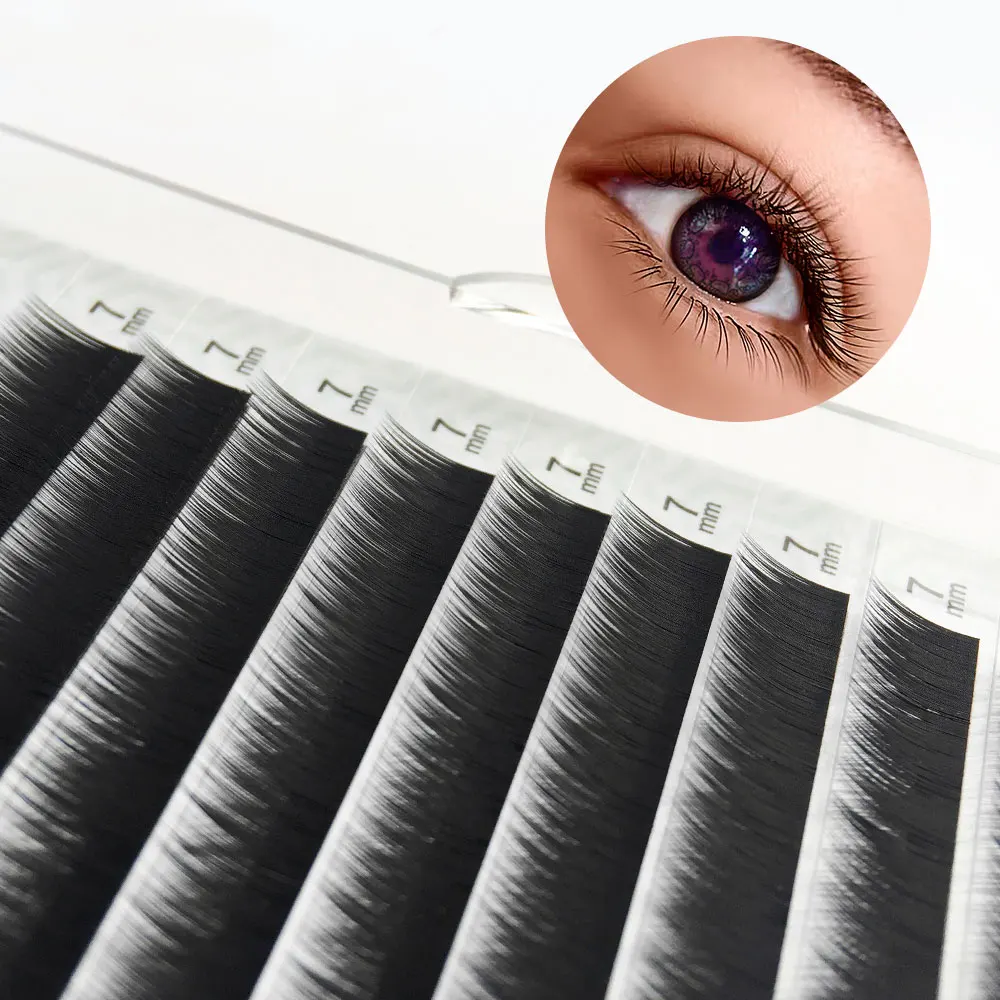 GAHAMACA Bottom Lash Extension Lower Lashes 5-7m Mix Individual Natural Short Sizes Under Eyelashes Individual Eyelash Extension