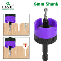 LAVIE Portable Hex Shank Countersunk Drill Bit Adjustable Woodworking Tool Countersink Drill Wear-resistant Router Bit