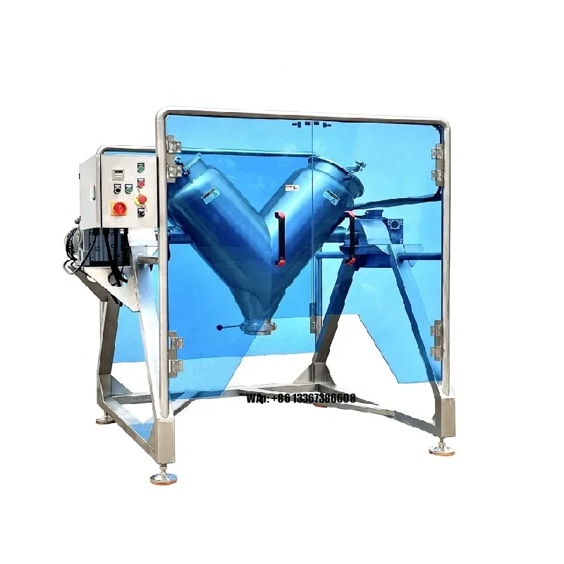 Industrial Mixer V Mixer Powder V Machine Chemical Mixing Equipment