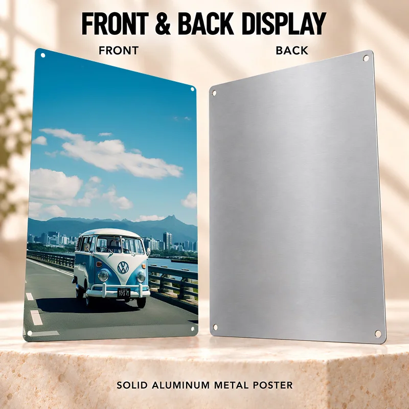 German Classic Car Aluminum Posters Performance Engineering Workshop Wall Art Customized Metal Sign Special Gift For Drivers