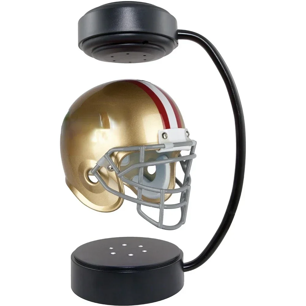 Hot salesAmerican football SF49 helmet 360 degree rotating magnetic levitation display stand