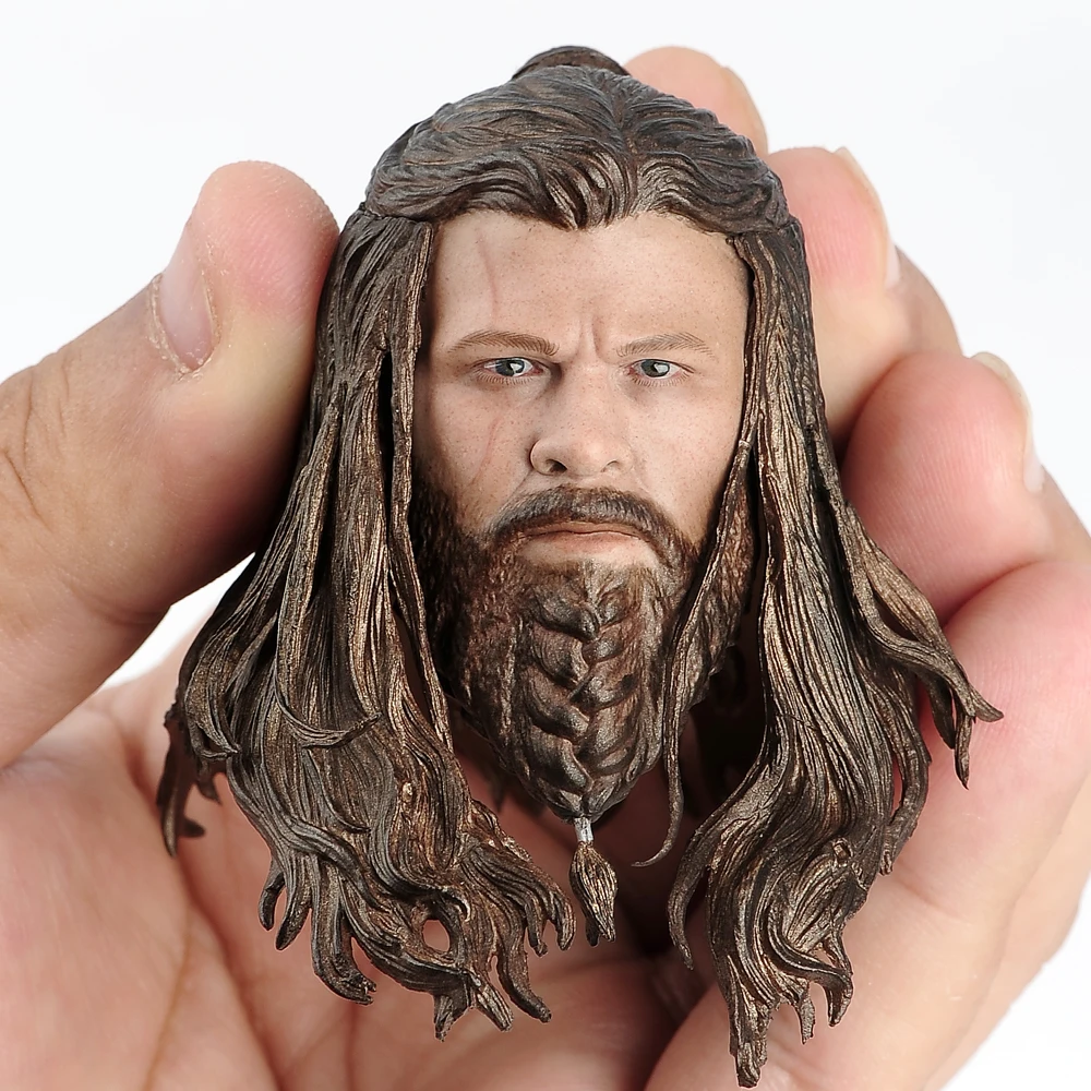 1/6 Quy Mô Thor 8.0 Mỡ Người Viking Chris Hemsworth Đầu Điêu Khắc Phù Hợp Với 12 ''Nóng Đồ Chơi Nhân Vật Hành Động