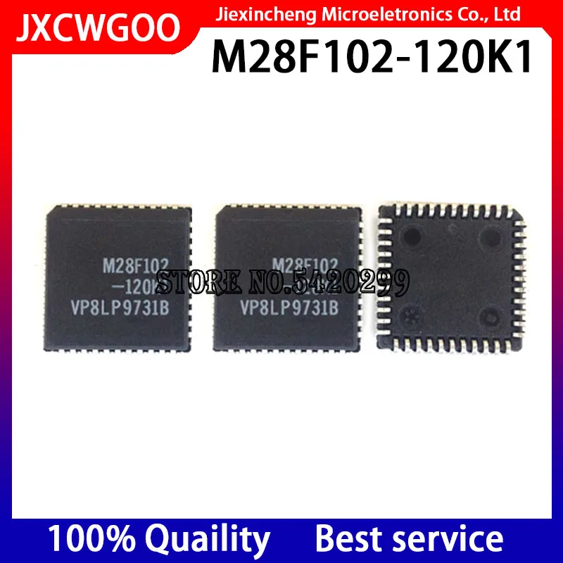 10PCS M28F102-120K1 M28F102 M28F102-120 PLCC  New original