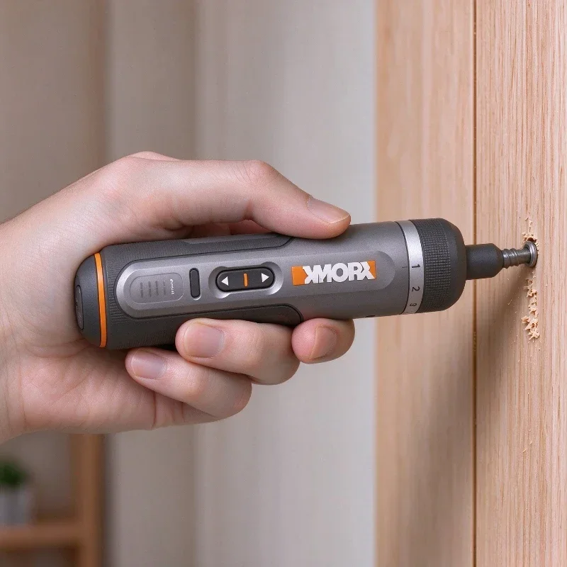 Worx 4V Electrical Screwdriver Set WX242 Smart Cordless Electric Screwdrivers Rechargeable Handle 30 Bit Set Maintenance Repair