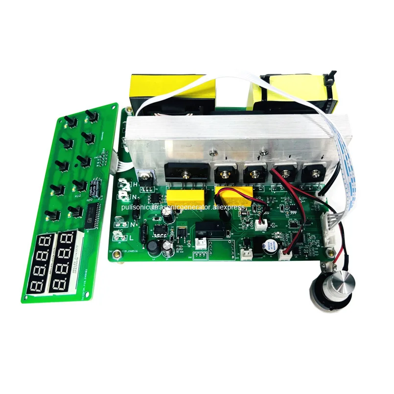 200W Ultrasonic Generator PCB Circuit Board For Cleaning Machine With Heating/Timer/Power Adjustable Function