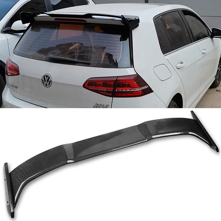 GOLF 7 7.5  MK7 7.5 spoiler GOIF7 7.5  spoiler high quality ABS material car rear wing color rear for Volkswagen