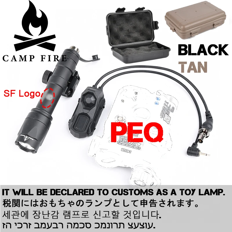 

UHP PEQ 15 M300A M600C Surefir Flashlight M300 M600 Battery box AXON Dual Control Function Switch Fit 20MM Rail Camping Lamp