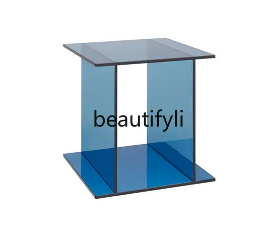 

Acrylic edge few Nordic simple modern luxury living room sleeping square small table transparent corner few