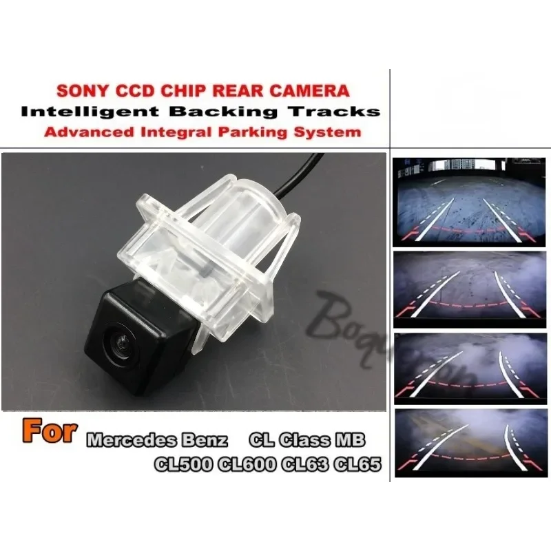 

Smart Tracks Chip Camera / HD CCD Intelligent Dynamic Parking Car Rear View Camera For Mercedes Benz CL500 CL600 CL63 CL65