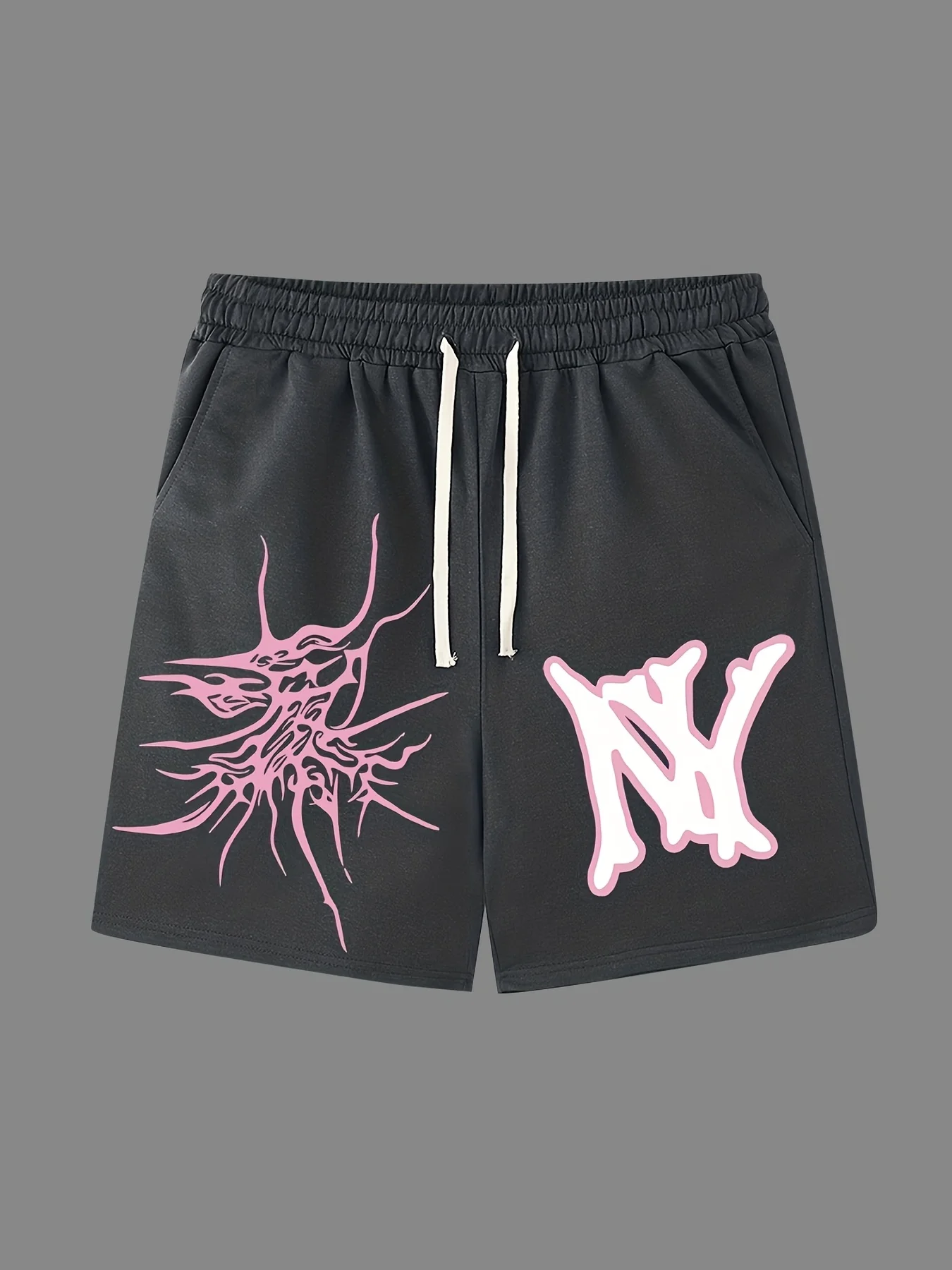 Men's Casual Wrinkle Free Shorts, Street Retro Trend, Versatile for Fitness and Outdoor Wear, High Street Style Men's Shorts