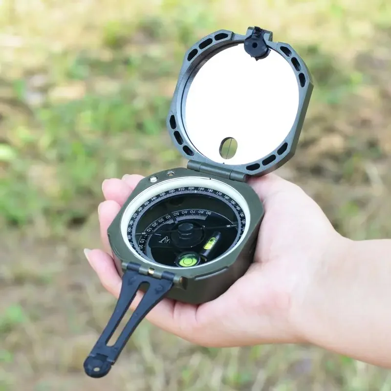 Multifunctional High‑Precision Geological Compass for Geological Survey Camping Outdoor Exploration Measuring Navigation
