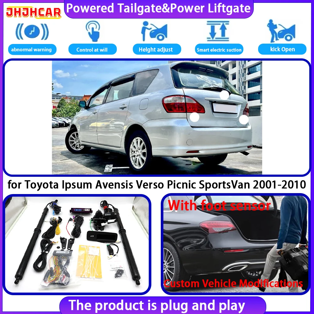 JHJHCAR for Toyota Ipsum Avensis Verso Picnic SportsVan 2001-2010 Smart Electric Powered Tailgate Power Liftgate Tailgate System