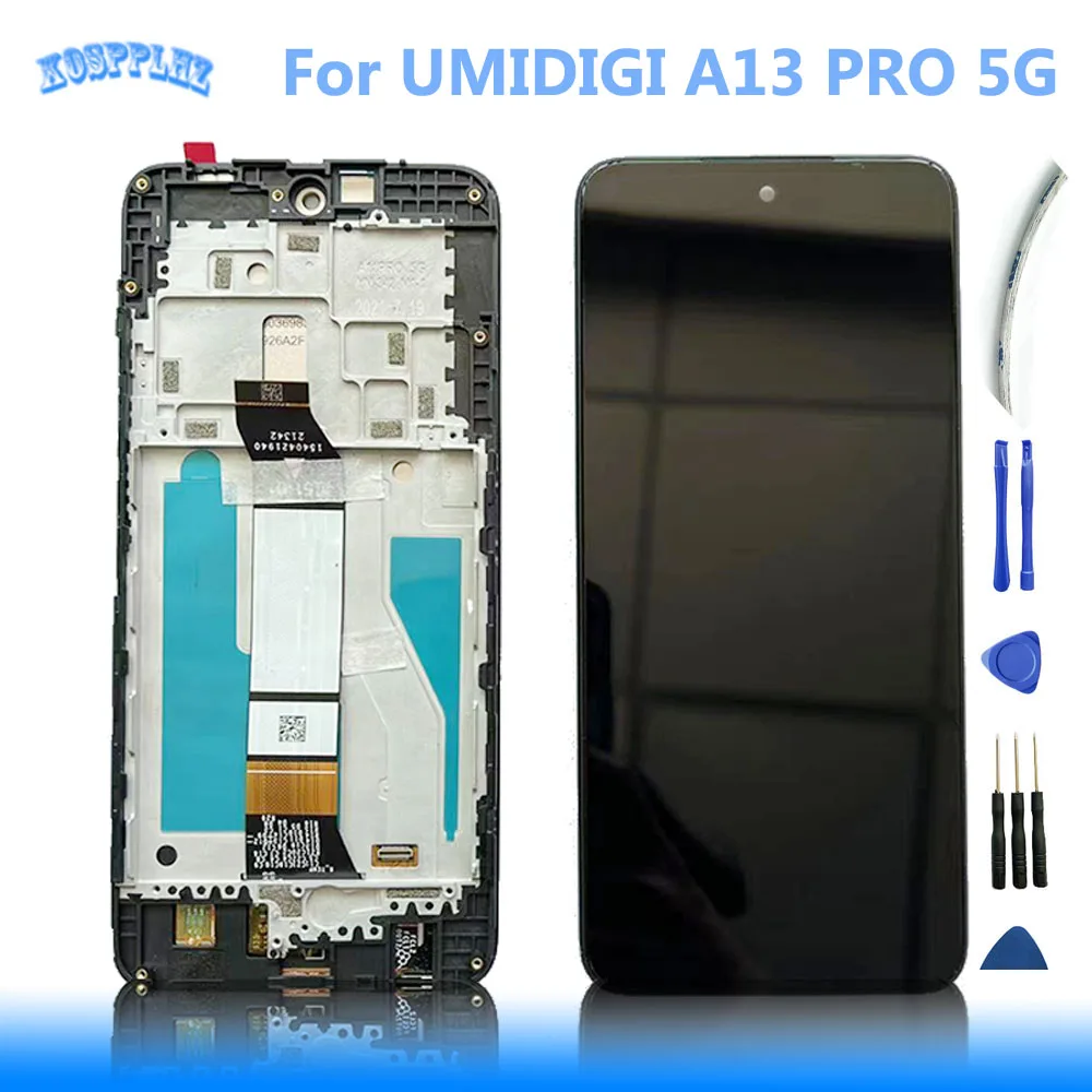 

6.5" For UMIDIGI A13 Pro 5G LCD Display Screen Digitizer Assembly With Frame Replacement For A13PRO 5G.