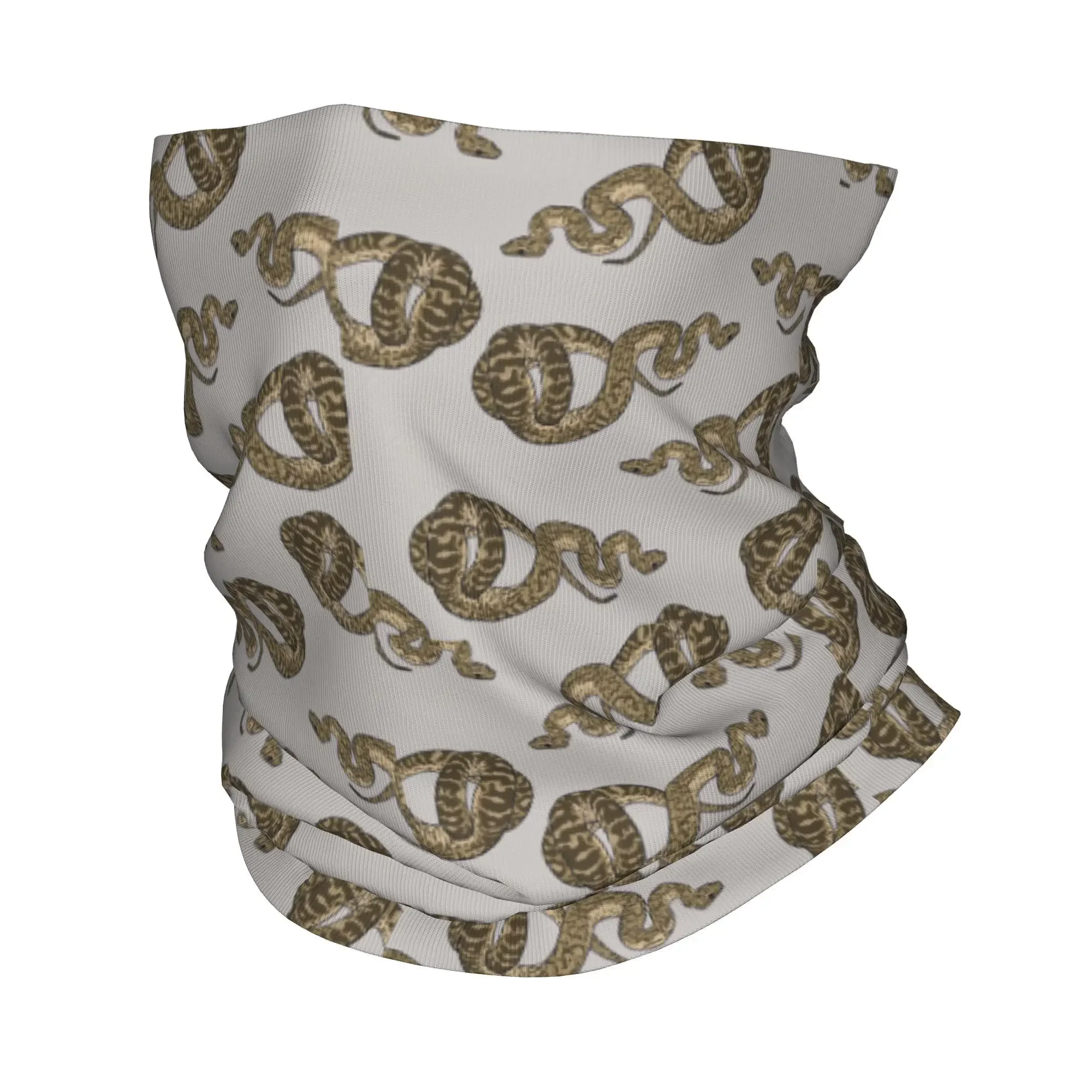 Ball Python Morph Snake Pattern Bandana Neck Cover Printed Mask Scarf Warm Face Mask Running For Men Women Adult Winter