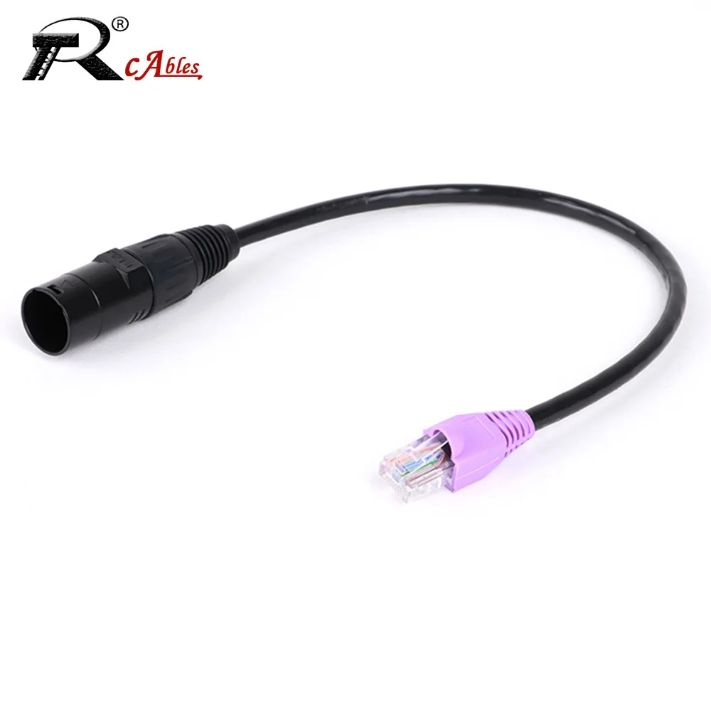 RJ45 8P8C CAT5/6 Male Connector to Waterproof RJ45 Male Plug Extension Adapter Ethernet LAN Network Extension Cable