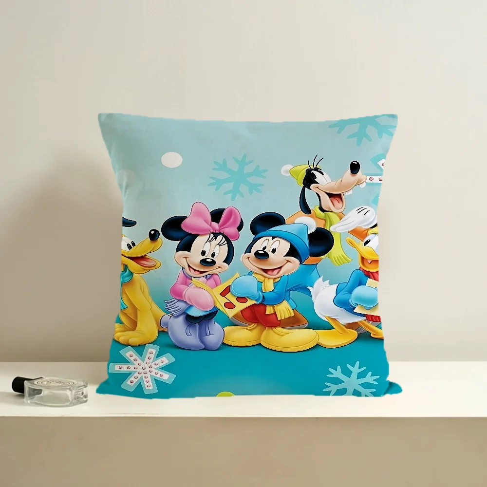 

Cartoon Kawaii Mikes Cover for Pillow Covers Decorative Luxury Kulechaowan Cobrand Double Side Print Ornamental Pillows Home