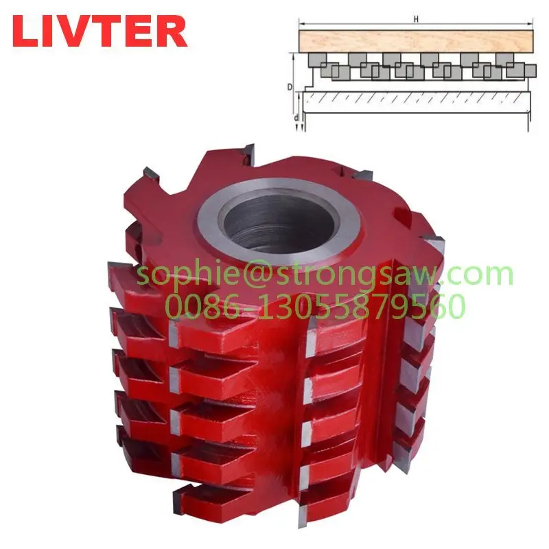 LIVTER Spiral flat knife alloy or diamond material woodworking tools for planing, trimming,shaping