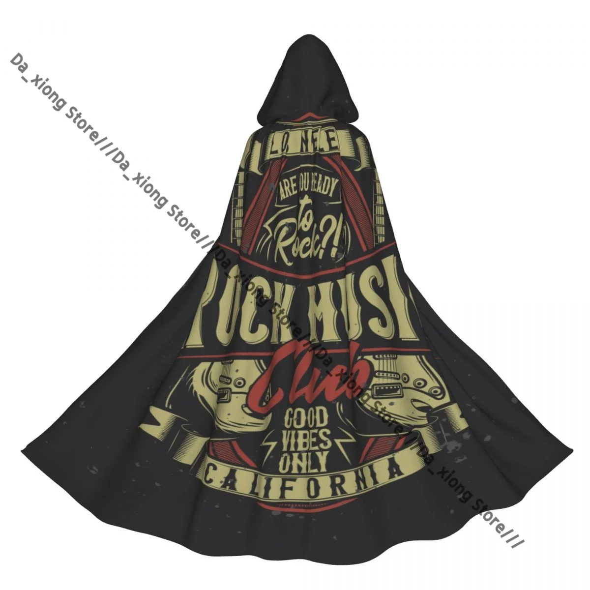 

Unisex Halloween Cloak Pirate-typeface Cape Hooded Medieval Costume Witch Wicca Vampire