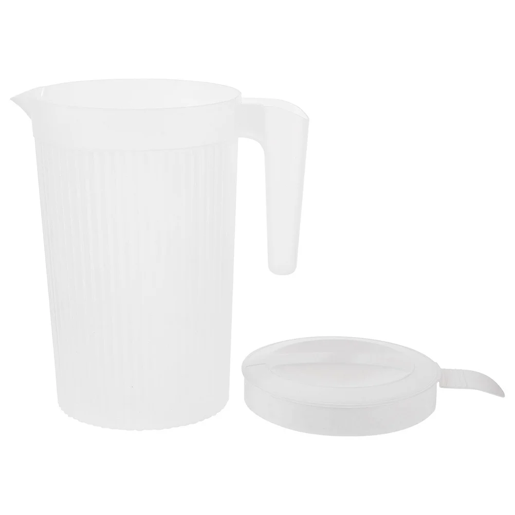

Large Capacity Plastic Pitcher with Lid Ideal for Home Party Juice Water Cold Tea Beverage Jug Plastic Pitcher