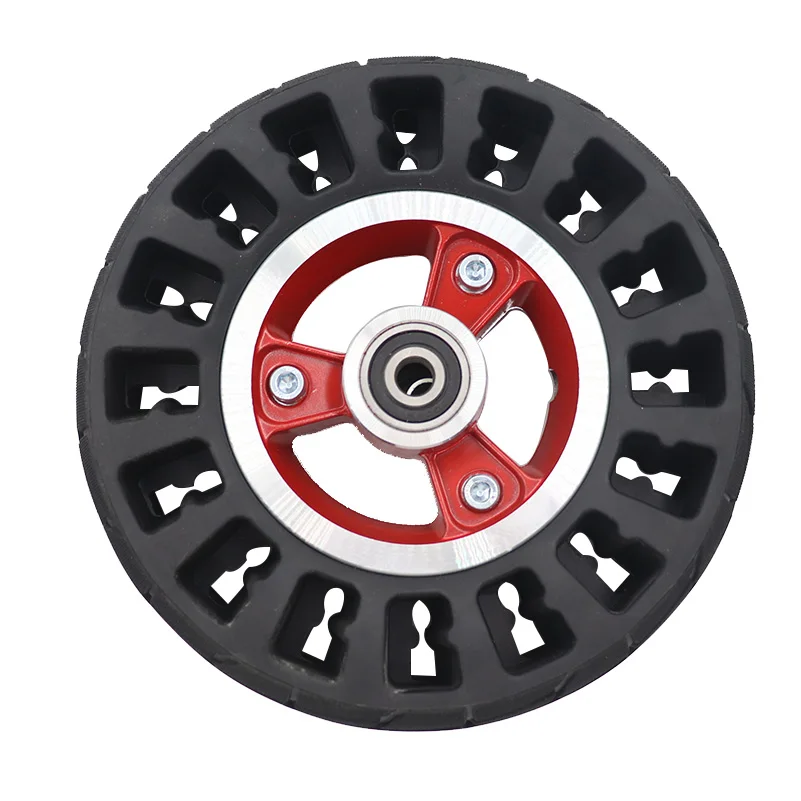 8 Inch 200x50 solid Tire Wheel Electric Scooter Wheel 200*50 no-Pneumatic Tire with Alloy Rim Wheel Accessories