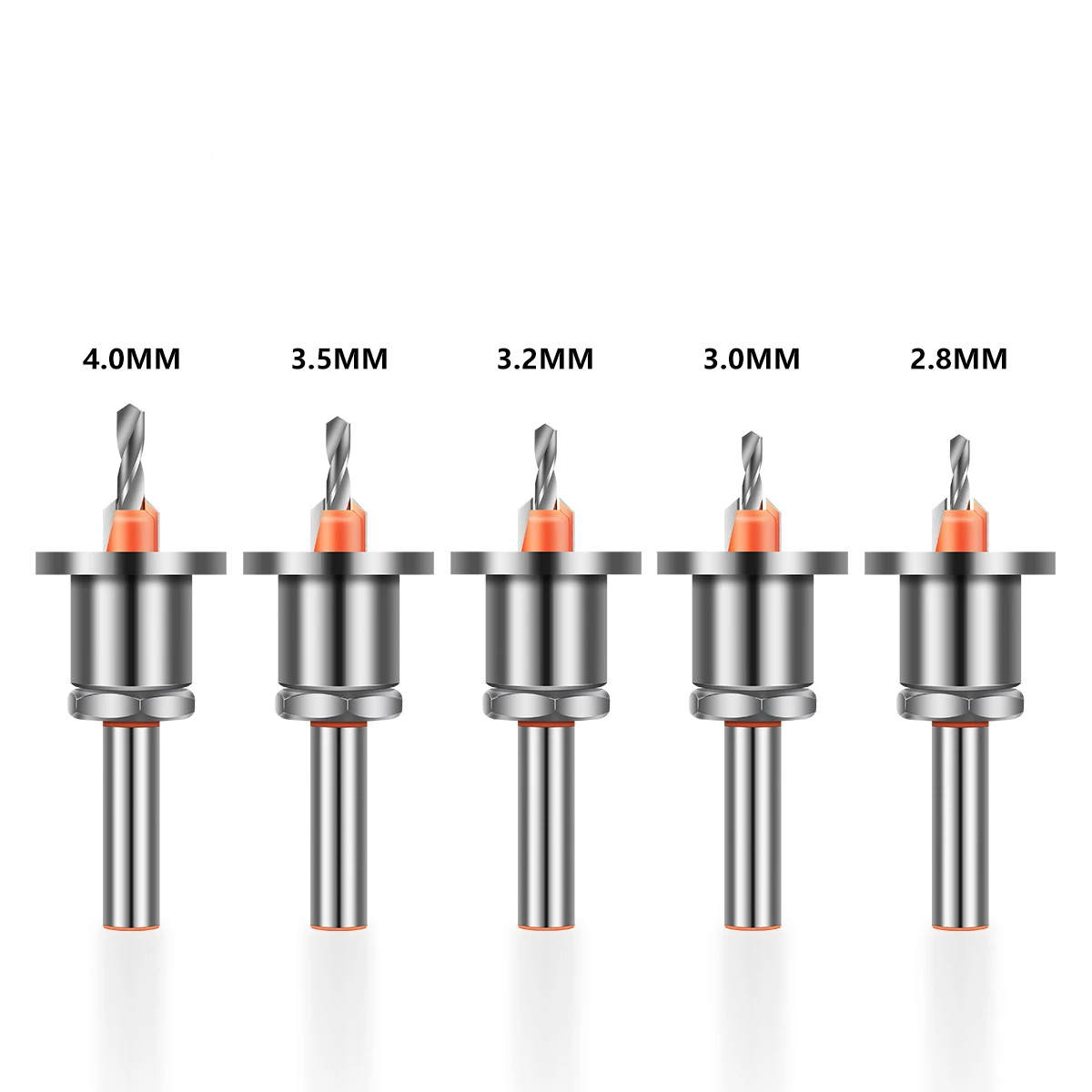 8mm Shank HSS Countersink Woodworking Router Bit Milling Cutter Screw Extractor Remon Demolition Tools for Wood Milling Cutter