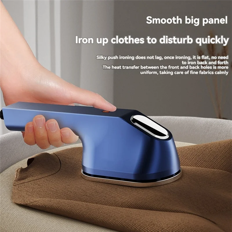 A76G-Garment Steamer Portable Steam Iron For Clothes   Handheld Mini Vertical Ironing For Home Travel Wet Dry Ironing  US Plug-B