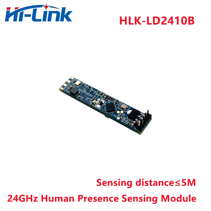 

Free Ship Hi-Link 100pcs/lot HLK-LD2410B HLK-LD2410C 24G Human Presence Sensor Radar Module smart home/street light CE/FCC/ROHS