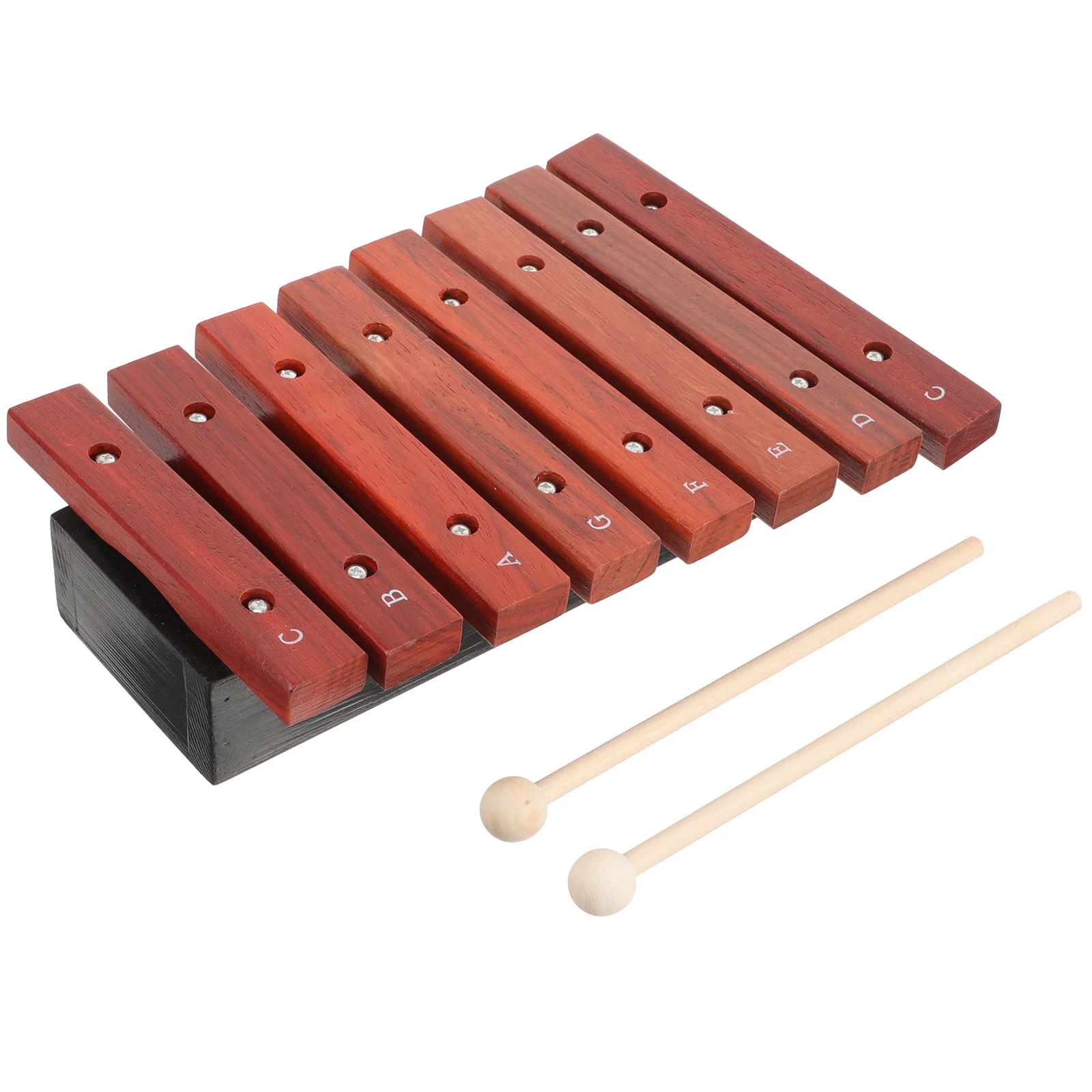 8-Note إكسيليفون خشبي للمبتدئين أداة موسيقية Glockenspiel خفيفة الوزن وبسيطة للعب مع #2